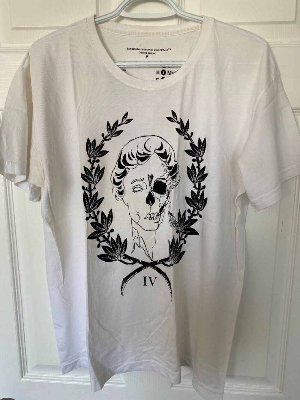 FALSE Perception (Anti Anti) "Fallacy of Rome" Hand-Screened Tee - Size M